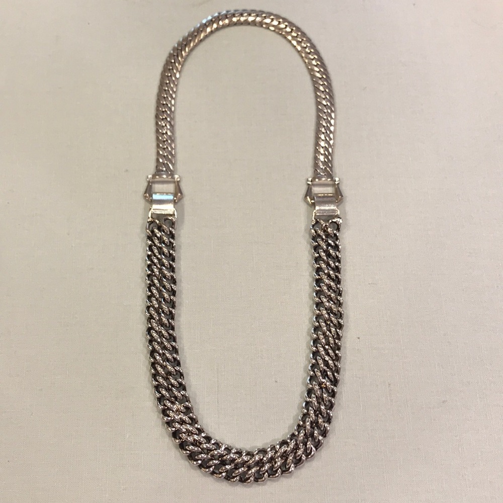 All Saints Double Clasp Serpentine Nacklace